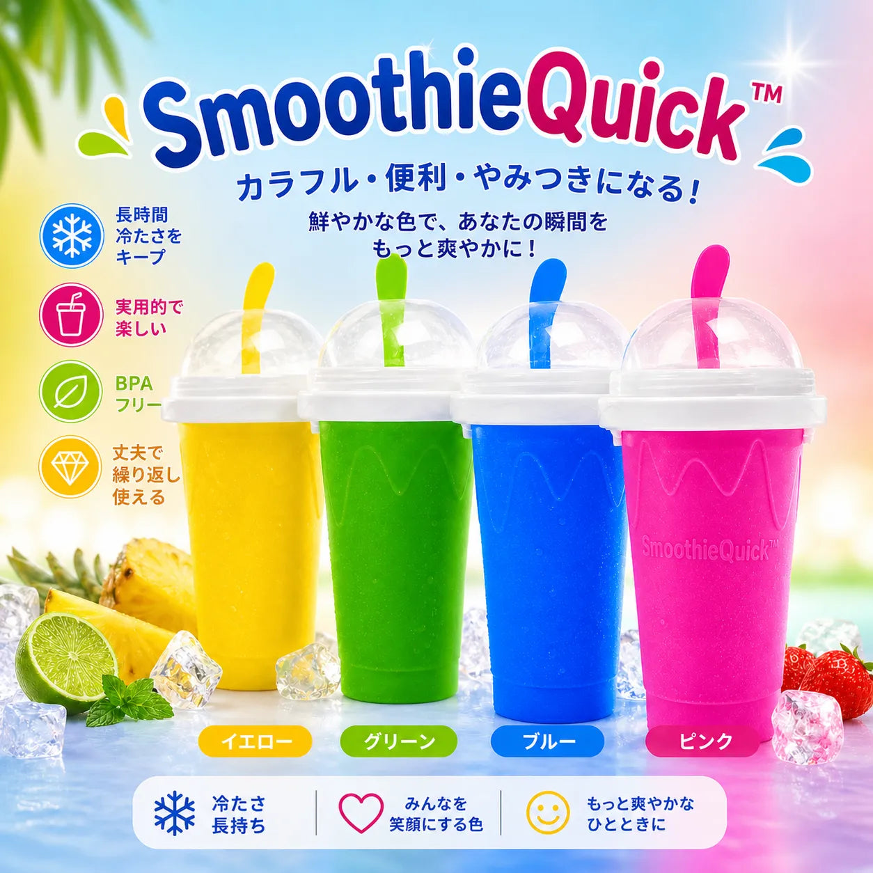 SmoothieQuick™ 簡単フローズンドリンク